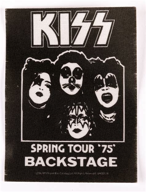kiss sticker 75 backstage reproduction kiss museum