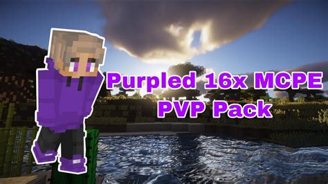 Reviewing Purpleds Mcpe Pvp Texture Pack Fps Friendly Youtube