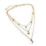 Yongge Moon Pendant Layered Necklace YesStyle