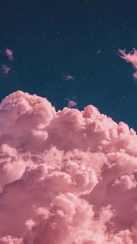 Pink Morandi Wallpaper Iphone วอลล์เปเปอร์ธรรมชาติ ท้องฟ้ายามค่ำคืน