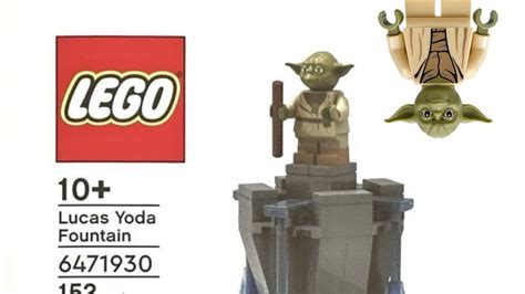 I Found New Details On The Lego Yoda Fountain Youtube