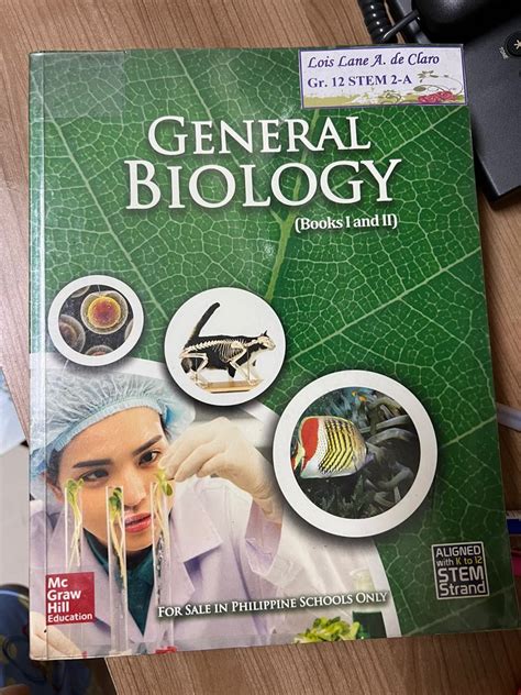 General Biology Mcgraw Hill Hobbies And Toys Books And Magazines