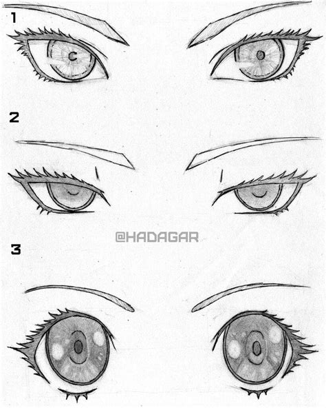 Anime Eyes Sketch Reference Comic Book Black And White Radial Lines