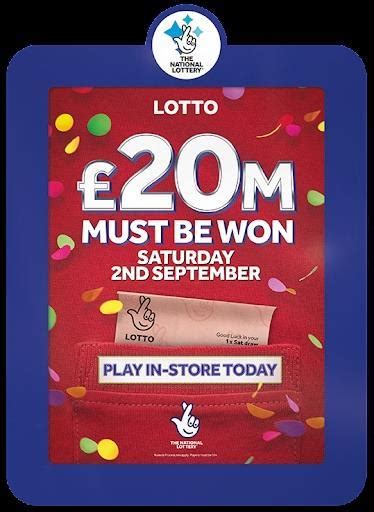 Camelot Lines Up Super September For National Lottery Retailers News