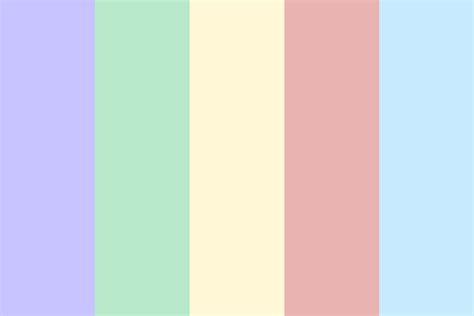 Baby Rainbow Color Palette