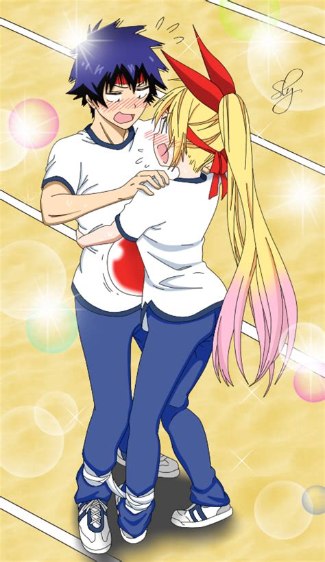 Colorized Sports Festival Raku And Chitoge X Post From Rtsunderes