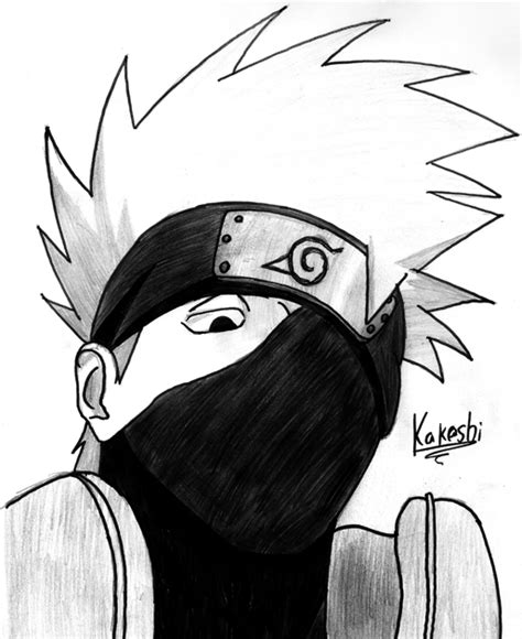 21 Gambar Naruto Keren Pensil Zflas