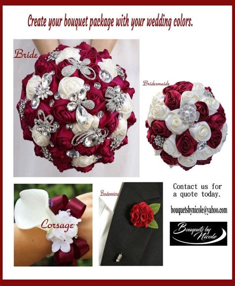 Pack01~ Build Your Bouquet Package Satin Roses Bouquet Bouquets By Nicole