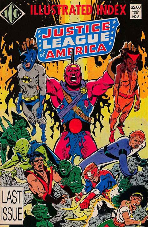 Official Justice League Of America Index The 8 Fn Icg Last Issue
