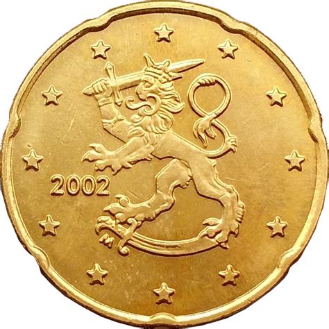 20 cents d'euro (1er type, 1ère carte) - Finlande – Numista