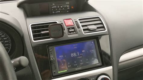 Sony Xav Ax1000 Apple Carplay Receiver In A 2017 Subaru Forester Youtube