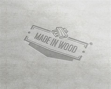 Made In Wood Logo Design On Behance