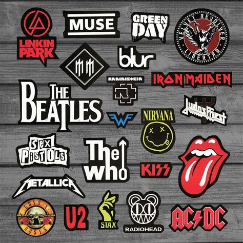 Rock Punk Band 21pcs Stickers Pack Laptop Stickers Macbook Stickers