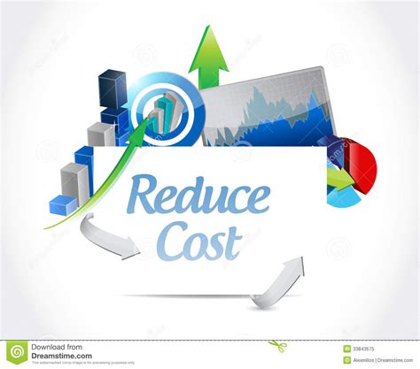 Reduce Cost Business Concept Illustration Stock Illustration ...