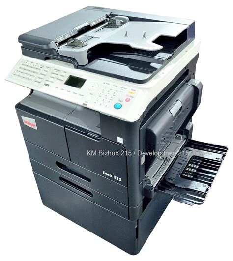 Projects are completed in no time with a first print out time of 6.5. Konica Minolta Bizhub 215 / Develop Ineo 215 Review | All ...