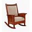 Paneled Mission Rocking Chair From DutchCrafters Amish Furniture