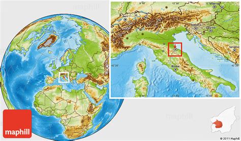 Yandex map of san marino region: Physical Location Map of San Marino