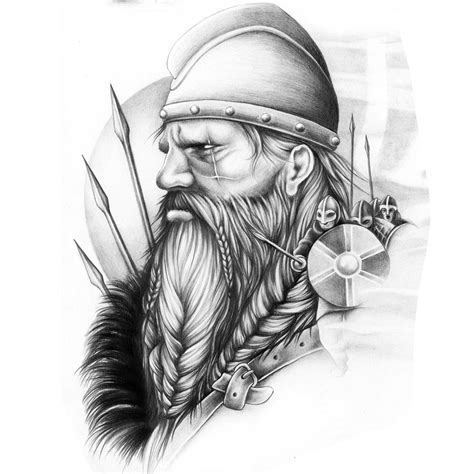 Warrior Viking Custom Tattoo Design Viking Warrior Tattoos Warrior