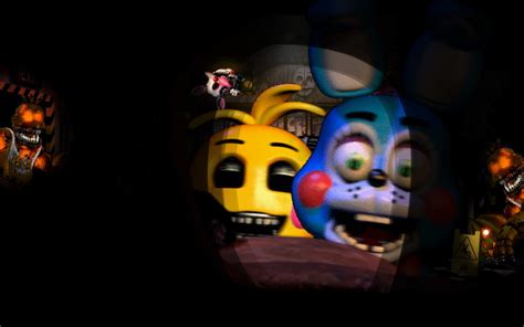 Jack O Chica Mangle Toy Chica And Toy Bonnie Five Nights At Freddy