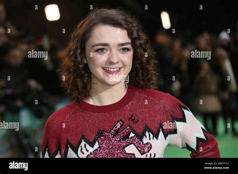 Actress Maisie Williams Poses For Photographers During The World