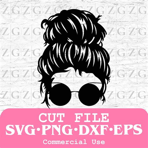 171 messy bun mom life svg cut files download free svg cut files and designs