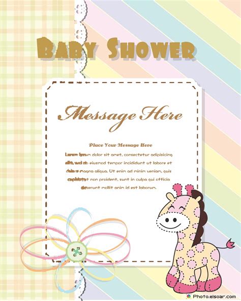 The app includes all the props to create an amazing baby shower invitation card like card frames, stickers, texts, border frames, crop baby face in several shapes, and. 12 Free Printable Baby Shower Invitation Cards. Cute designs - ELSOAR