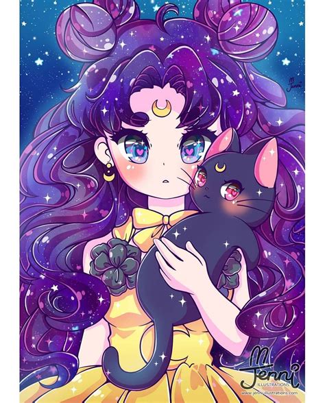 Jennillustrations On Instagram Sailor Moon Cat Sailor Moon Art Sailor Moon Wallpaper