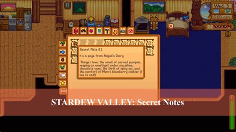Stardew Valley Secret Notes All List Stardew Valley Info