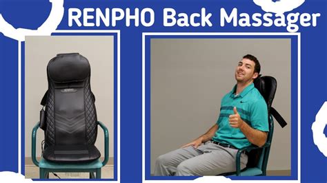 Renpho Back Massager Chair Cushion Youtube