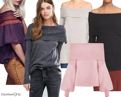 Fall Trend To Try Off Shoulder Sweaters