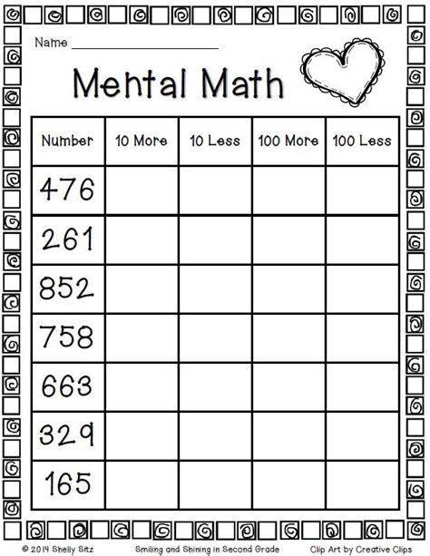 Hands On Math Activities For 2nd Grade