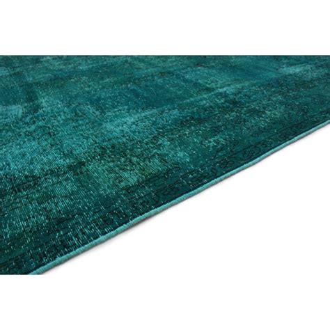 Die schöner wohnen qualität feeling gibt es in zehn verschiedenen farbstellungen: Carpetido Design Vintage-Teppich Petrol Türkis in 270x270 ...