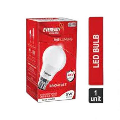 9 W Eveready Led Bulb B22 Cool Daylight At Rs 9086piece In