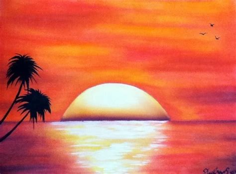 Pencil Sketch Sunset Drawing Black And White Easy Easy Sunset Drawing