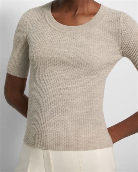 Regal Wool Leenda Scoop Neck Sweater Theory