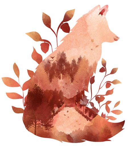 Autumn Fox Landscape From Qwertee Day Of The Shirt