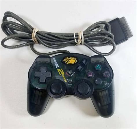 Mad Catz Dual Force 2 Pro Playstation 2 Ps2 Controller Black 8226 Ebay