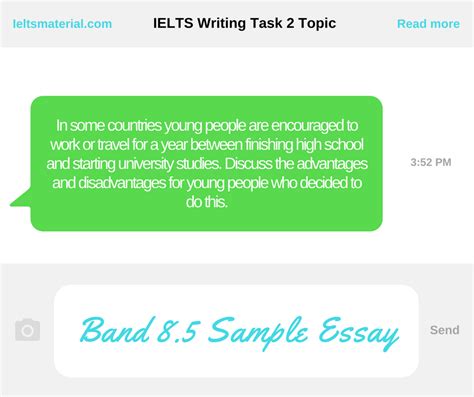 Academic Ielts Writing Task 2 Topic And Band 85 Advantagedisadvantage Essay