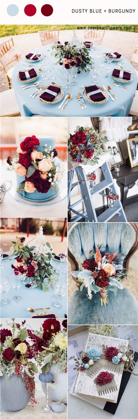 Maybe you would like to learn more about one of these? Top 7 Dusty Blue Wedding Color Combos for 2021 | Deer ...