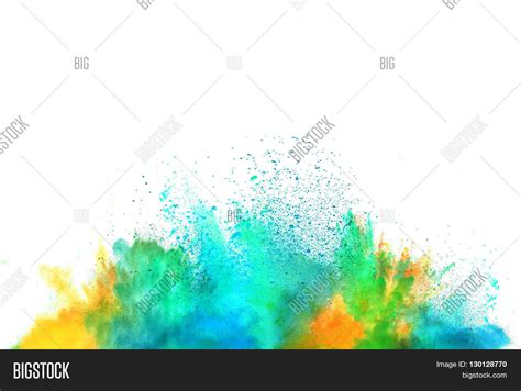Explosion Colored Image And Photo Free Trial Bigstock