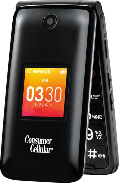 Best Buy Alcatel Go Flip Cell Phone Black Consumer Cellular Go Flip