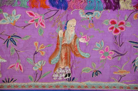 Straits chinese jewellery museum melaka. Straits Chinese Silk Embroidered Panel - Michael Backman Ltd