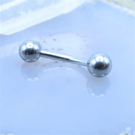 stainless steel curved barbell 14g 7 16 5mm externally threaded ball siren body jewelry