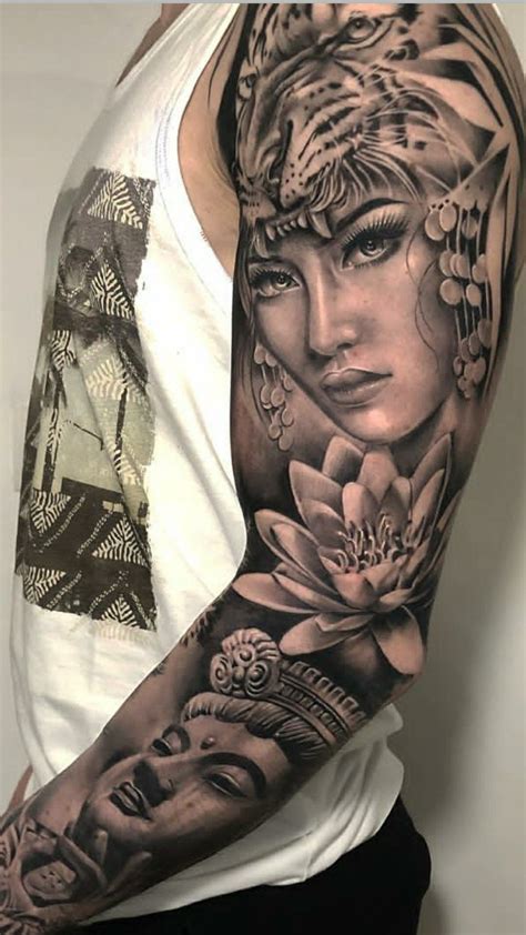 tatouage femme réaliste tattoos 3d native tattoos girl arm tattoos red ink tattoos asian