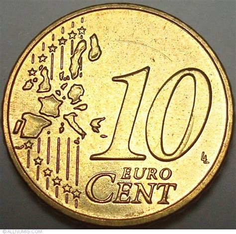 10 Euro Cent 2003 A Euro 2002 Present Germany Coin 29215