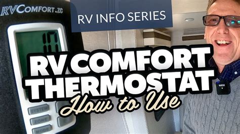 RV Comfort Thermostat - How to Set An RV Thermostat - How to Work a 5th
