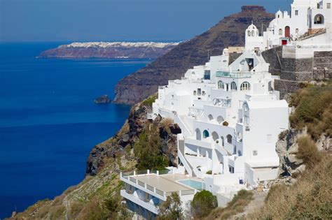 Going Over Niagara Pauls Fira Santorini Greece