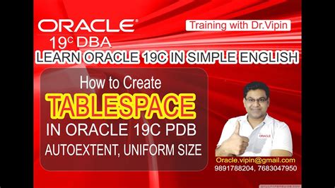 Measure table size in oracle. Oracle 19C Tablespace Creation| How to Create Tablespace ...