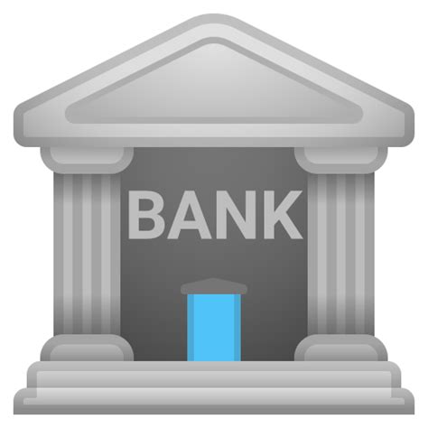 Bank Icon In Noto Emoji Travel And Places Icons