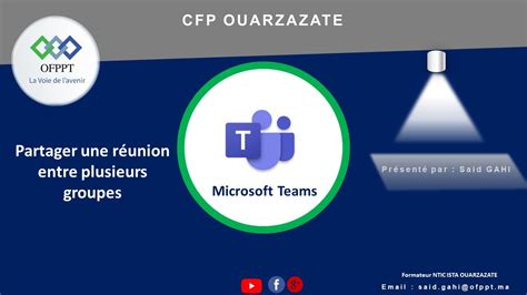Microsoft Teams Comment Partager Une Réunion Avec Plusieurs équipes